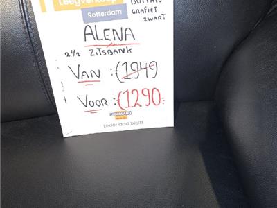 Lederland ROTTERDAM Showroommodel alena 2,5 zitsbank  vast